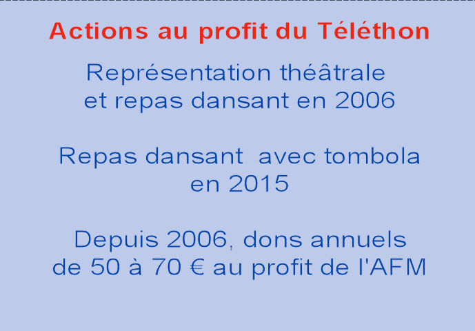 Téléthon à Echauffour